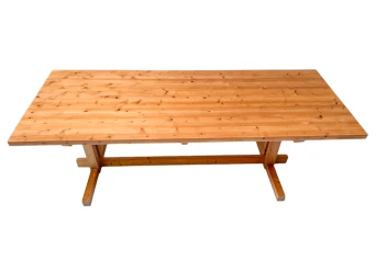 Mid-Century Modern Large Dining Room Table, 1970s